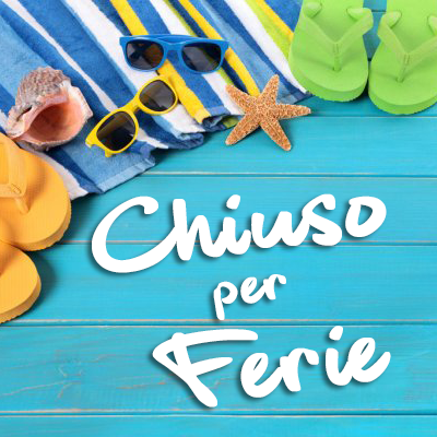 CHIUSURA PER FERIE ☀️ </br> B&C Fashion rimarrà chiuso dal 13 al 26 Agosto